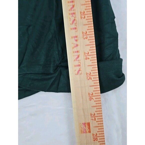 Women’s Green Tank Top, Size Small Criss Cross Back Crossback Tank Loose Fit - Picture 8 of 9